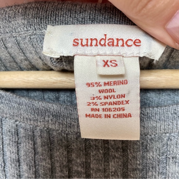 Sundance Tierney Long Sleeve Drop Waist Ribbed Sweater Dress Size XS Merino Wool - Picture 5 of 8